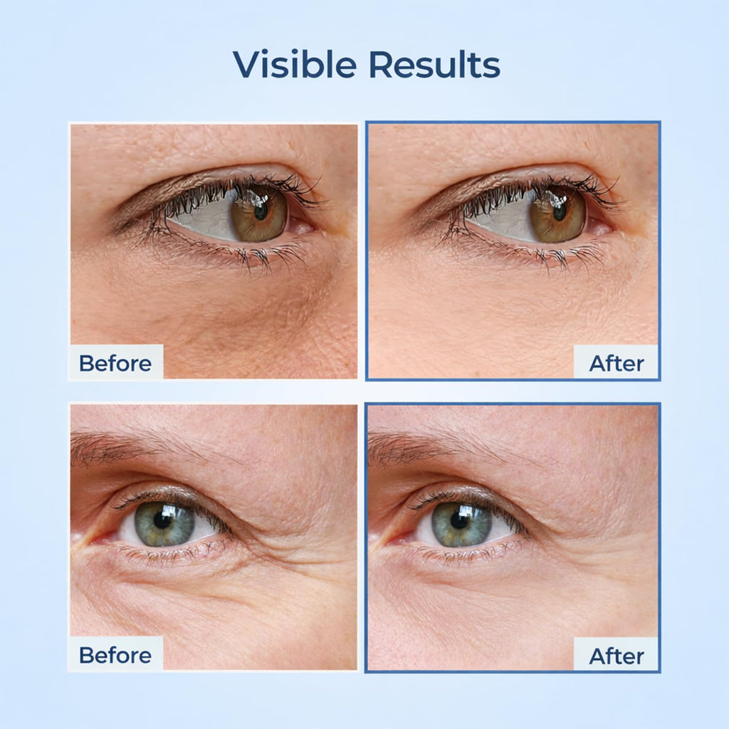 Instant Firming Eye Serum,Under Eye Cream Visibly Reduces Under-Eye Bags，Crow's Feet Instantly, Dark Circles,Wrinkle Filler,Daily Use Skincare Collection,Travel-Friendly Eye Cream